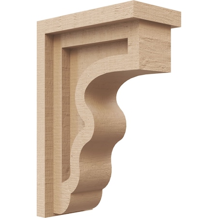 Ekena Millwork 3"W x 6"D x 9"H Classic Highland Rough Cedar Woodgrain TimberThane Corbel, Primed Tan CORUR03X06X09HLDRCPR